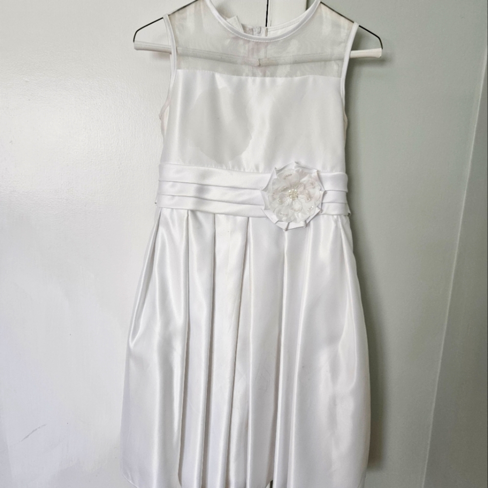 Girls dress,  size girl 12, white dress